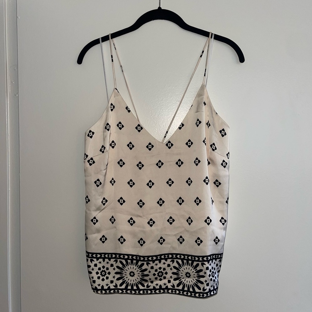 H&M Silky Cross Back Tank Top